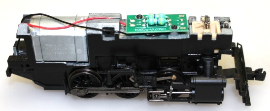 (image for) Loco Chassis (Black) (Seaboard #221 HO 0-6-0)